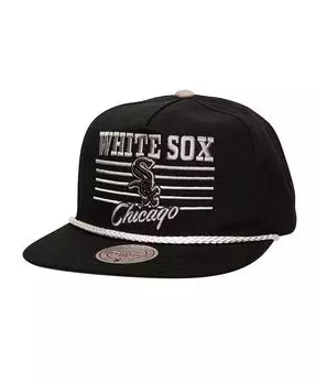 Мужская черная кепка Mitchell Ness Chicago White Sox Radiant Lines Deadstock Snapback Mitchell & Ness, черный
