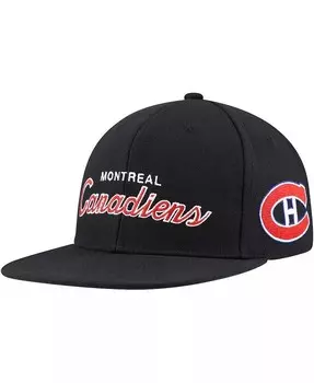 Мужская черная кепка Mitchell Ness Montreal Canadiens Core Team Script 2.0 Snapback Mitchell & Ness, черный