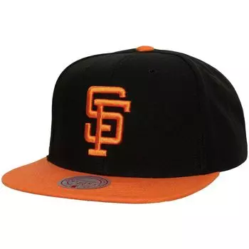 Мужская черная кепка Mitchell & Ness San Francisco Giants Cooperstown Collection Evergreen Snapback