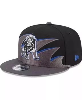 Мужская черная кепка New England Patriots Tidal Wave 9FIFTY Snapback New Era, черный