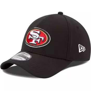 Мужская черная кепка New Era San Francisco 49ers Team Classic 39THIRTY Flex Hat