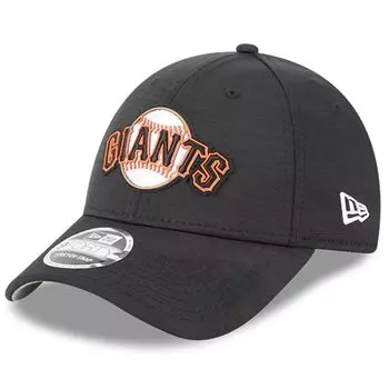 Мужская черная кепка New Era San Francisco Giants 2023 Clubhouse 9FORTY Snapback