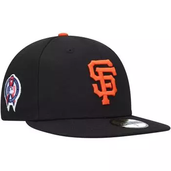 Мужская черная кепка New Era San Francisco Giants с мемориальной нашивкой в честь 9/11 59FIFTY