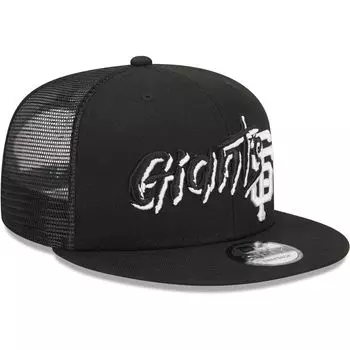 Мужская черная кепка New Era San Francisco Giants Street Trucker 9FIFTY Snapback
