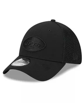 Мужская черная кепка New York Jets Main Neo 39THIRTY Flex New Era, черный