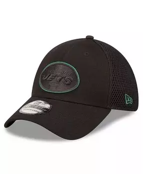 Мужская черная кепка New York Jets Team Neo 39Thirty Flex New Era, черный