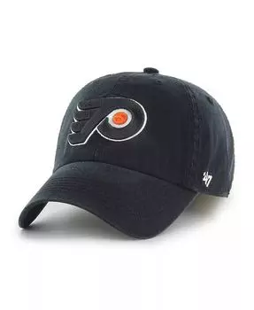 Мужская черная кепка Philadelphia Flyers Classic Franchise Flex Hat '47 Brand, черный