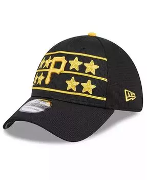 Мужская черная кепка Pittsburgh Pirates 2024 Batting Practice 39THIRTY Flex Hat New Era, черный