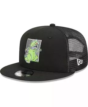 Мужская черная кепка Rugrats Reptar Trucker 9FIFTY Snapback New Era, черный