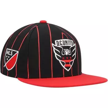 Мужская черная кепка с булавкой Mitchell & Ness DC United Team Snapback