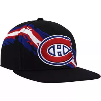 Мужская черная кепка с кистью Mitchell & Ness Montreal Canadiens Vintage Snapback