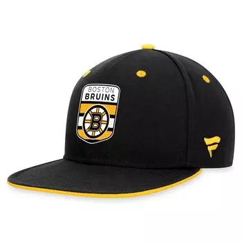 Мужская черная кепка с логотипом Fanatics Boston Bruins драфта НХЛ 2023 года