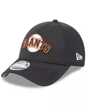 Мужская черная кепка San Francisco Giants 2023 Clubhouse 9FORTY Snapback New Era