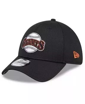 Мужская черная кепка San Francisco Giants 2024 Batting Practice 39THIRTY Flex Hat New Era, черный