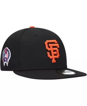 Мужская черная кепка San Francisco Giants 9/11 с боковой нашивкой 59Fifty New Era