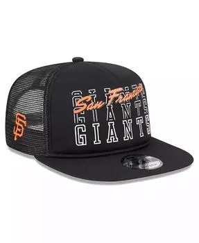 Мужская черная кепка San Francisco Giants Street Team A-Frame Trucker 9FIFTY Snapback New Era, черный