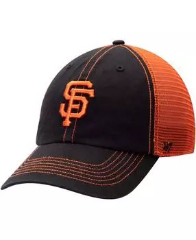 Мужская черная кепка San Francisco Giants Trawler Clean Up Trucker '47 Brand