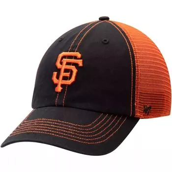 Мужская черная кепка San Francisco Giants Trawler Clean Up Trucker '47