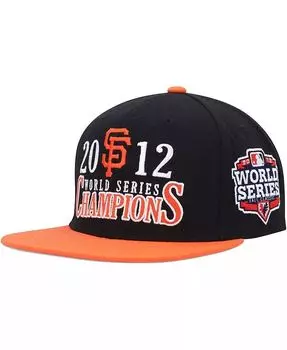 Мужская черная кепка San Francisco Giants World Series Champs Snapback Mitchell & Ness, черный