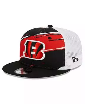 Мужская черная кепка Snapback Cincinnati Bengals Tear Trucker 9FIFTY New Era, черный