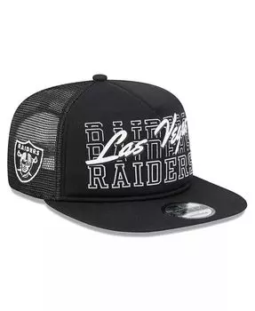 Мужская черная кепка Snapback Las Vegas Raiders Instant Replay 9FIFTY New Era, черный