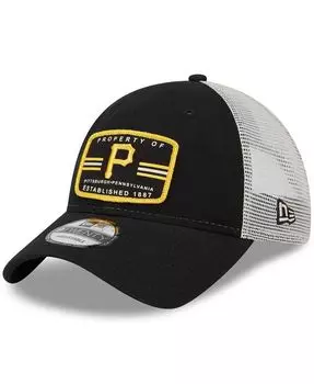 Мужская черная кепка Snapback Pittsburgh Pirates Property Trucker 9TWENTY New Era