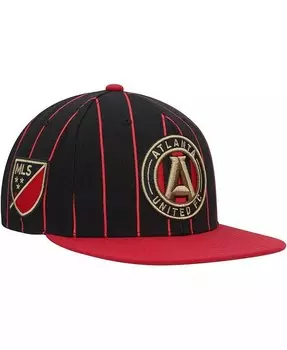 Мужская черная кепка Snapback с булавкой Atlanta United FC Team Mitchell & Ness, черный