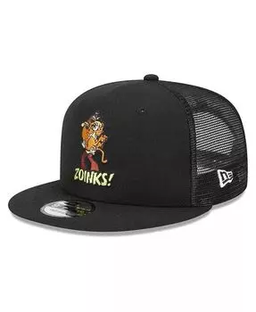 Мужская черная кепка Snapback Scooby-Doo Shaggy & Scooby Trucker 9FIFTY New Era, черный