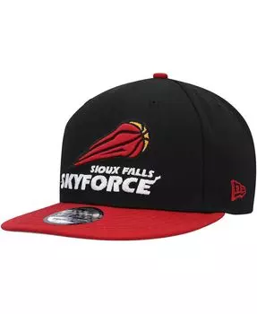 Мужская черная кепка Snapback Sioux Falls Skyforce 2022-23 NBA G League Draft 9FIFTY New Era