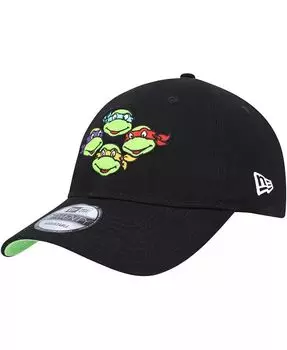 Мужская черная кепка Snapback Teenage Mutant Ninja Turtles The Group Trucker 9FIFTY New Era, черный