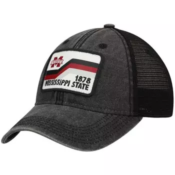 Мужская черная кепка Snapback Trucker Snapback Sun & Bars Mississippi State Bulldogs