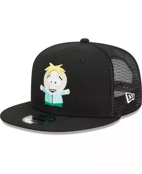 Мужская черная кепка South Park Butters Trucker 9FIFTY Snapback New Era, черный