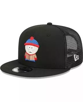 Мужская черная кепка South Park Stan Trucker 9FIFTY Snapback New Era, черный