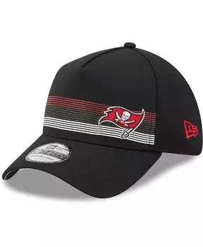 Мужская черная кепка Tampa Bay Buccaneers Flawless Stripe 39THIRTY Flex New Era, черный
