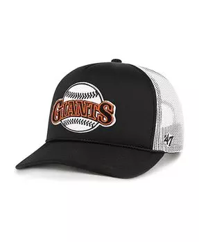 Мужская черная кепка Trucker Snapback с логотипом San Francisco Giants Foam '47 Brand