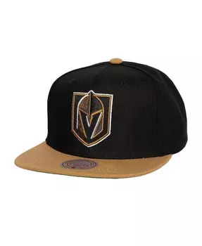 Мужская черная кепка Vegas Golden Knights Core Team Ground 2.0 Snapback Mitchell & Ness