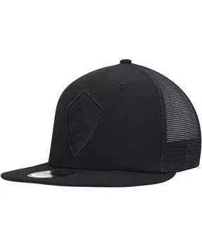 Мужская черная классическая кепка с логотипом Colorado Rapids 9FIFTY Trucker Snapback New Era