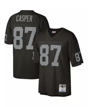 Мужская черная копия джерси dave casper las vegas raiders 1976 legacy Mitchell &amp; Ness, черный