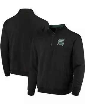 Мужская черная куртка michigan state spartans tortugas logo с молнией на четверть Colosseum, черный