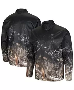 Мужская черная куртка realtree camo iowa state cyclones creek с молнией на четверть Colosseum, мульти