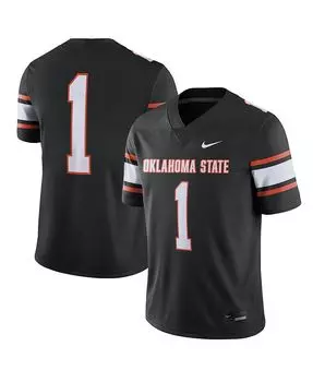 Мужская черная майка №1 для игры Oklahoma State Cowboys Nike, черный
