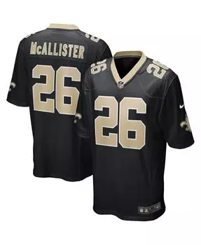 Мужская черная майка игрока в отставке Deuce McAllister New Orleans Saints Game Nike