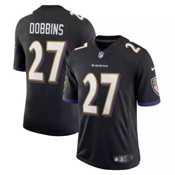 Мужская черная майка JK Dobbins Baltimore Ravens Vapor Limited Nike