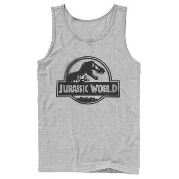 Мужская черная майка с логотипом Jurassic World Two из аэрозольной краски