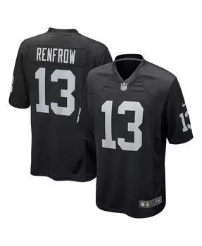 Мужская черная мужская майка Hunter Renfrow для игроков Las Vegas Raiders Nike
