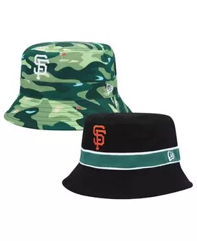 Мужская черная панама с реверсом San Francisco Giants New Era