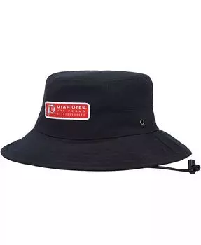 Мужская черная панама Utah Utes Performance Boonie Under Armour, черный