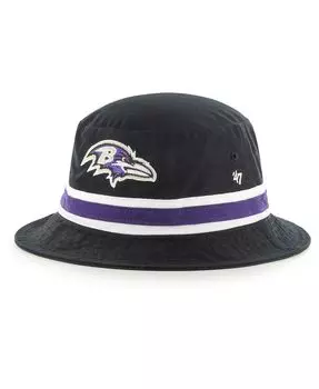 Мужская черная панама в полоску Baltimore Ravens '47 Brand