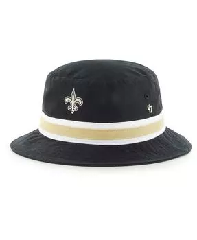 Мужская черная панама в полоску New Orleans Saints '47 Brand