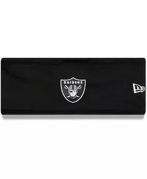 Мужская черная повязка на голову для официального тренировочного лагеря Las Vegas Raiders COOLERA New Era, черный